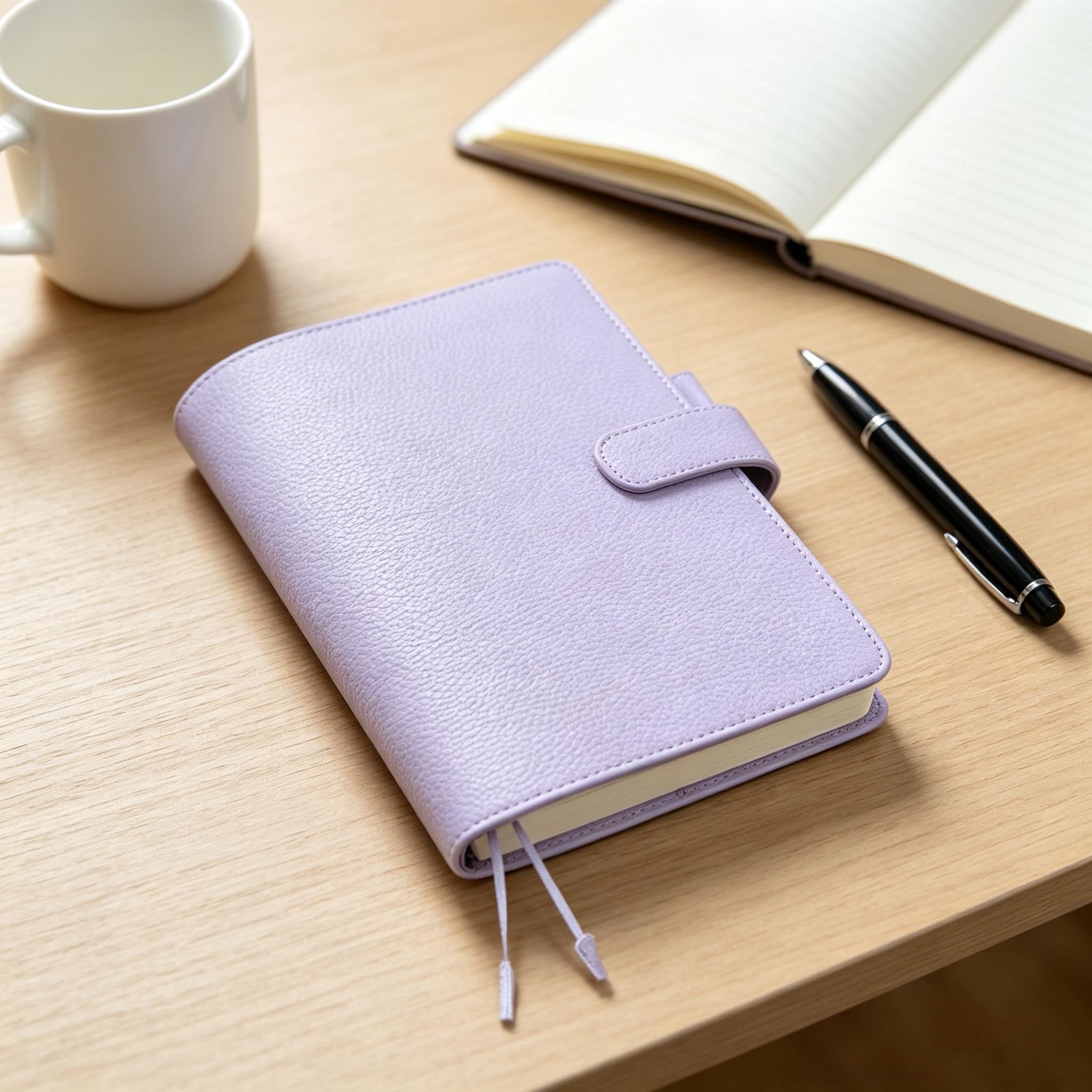 A5 Organizer aus Vollnarbenleder, Reisetagebuch, Skizzenbuch, Aktenordner mit individueller Gravur