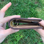 Vollnarbiges Leder A8 Planer 5-Ring Nachfüllbarer Ringbuchordner Travelers Journal Skizzenbuch