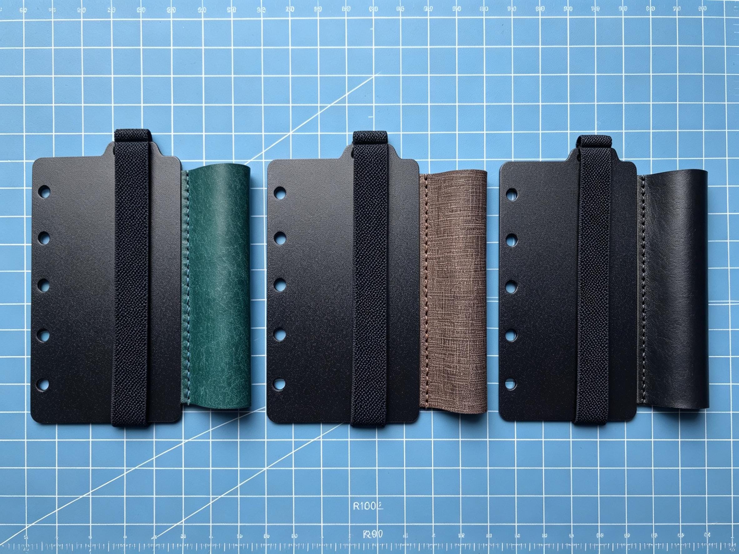Handgemachter 6-Ringbuch-Einsatz mit Stifthalter, individueller Gravur, 5-Ring-Planer-Nachfüllung, Tagebuch-Einsatz