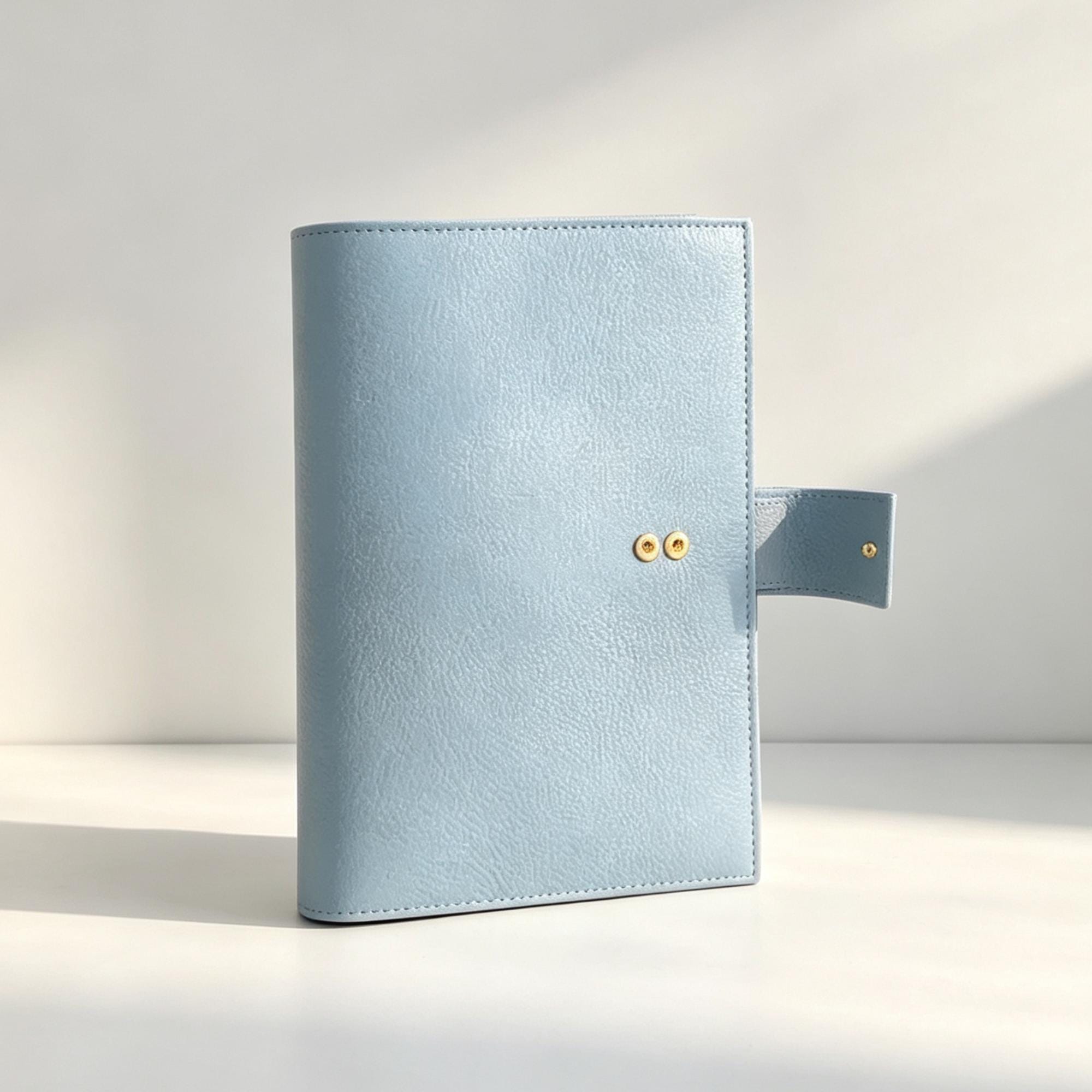 Notizbuch-Einband aus Vollnarbenleder, A5, 6-Ringbuch, nachfüllbarer Organizer, Reisetagebuch, Skizzenbuch mit individueller Gravur