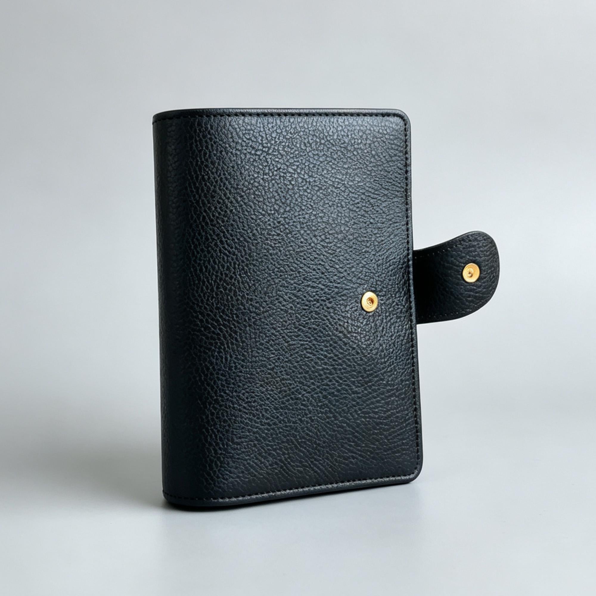 Vollnarbenleder-Binder A6 6-Ring nachfüllbarer Planer Reisetagebuch Skizzenbuch mit individueller Gravur