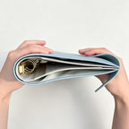 Notizbuch-Einband aus Vollnarbenleder, A5, 6-Ringbuch, nachfüllbarer Organizer, Reisetagebuch, Skizzenbuch mit individueller Gravur
