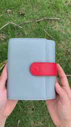 Organiseur de poche A7 en cuir pleine fleur, porte-cartes triple, classeur rechargeable 6 anneaux, carnet de voyage, carnet de croquis avec gravure personnalisée