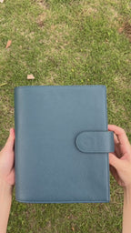 Full Grain Leather Planner A5s/puo 6 Ring Refillable Binder Travelers Journal 20 Ring Sketchbook with Custom Engraving