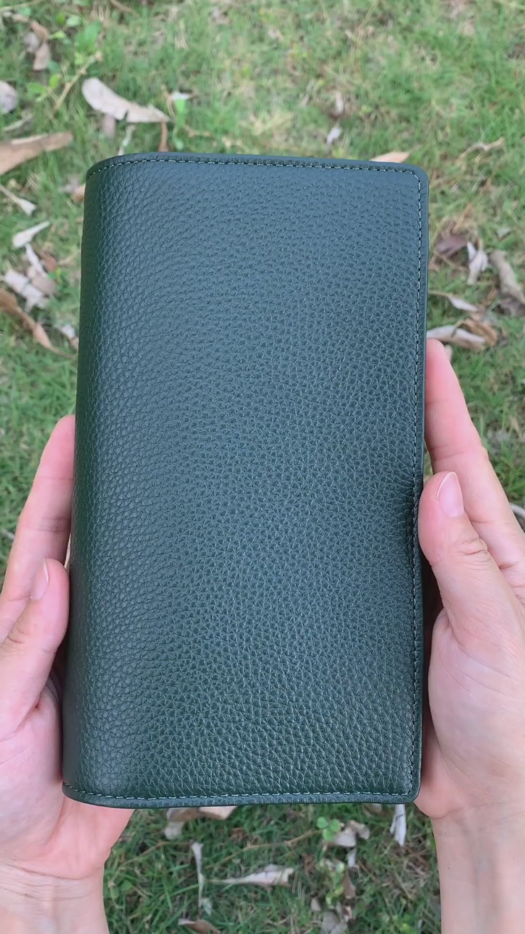 Terminkalender A6 aus vollnarbigem Leder, personalisiert, 6-Ringbuch, nachfüllbar, Reisetagebuch, Skizzenbuch mit individueller Gravur