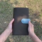 Organizer A5 aus Vollnarbenleder/PU, nachfüllbarer 6-Ring-Kalender, Reisetagebuch, Skizzenbuch mit 20 Ringen und individueller Gravur