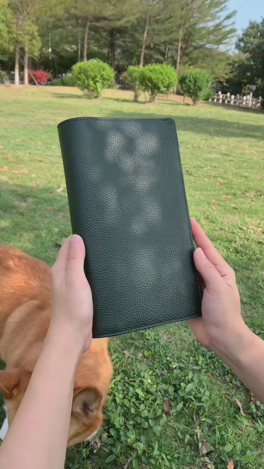 Organizer A5 aus Vollnarbenleder/PU, nachfüllbarer 6-Ring-Kalender, Reisetagebuch, Skizzenbuch mit 20 Ringen und individueller Gravur