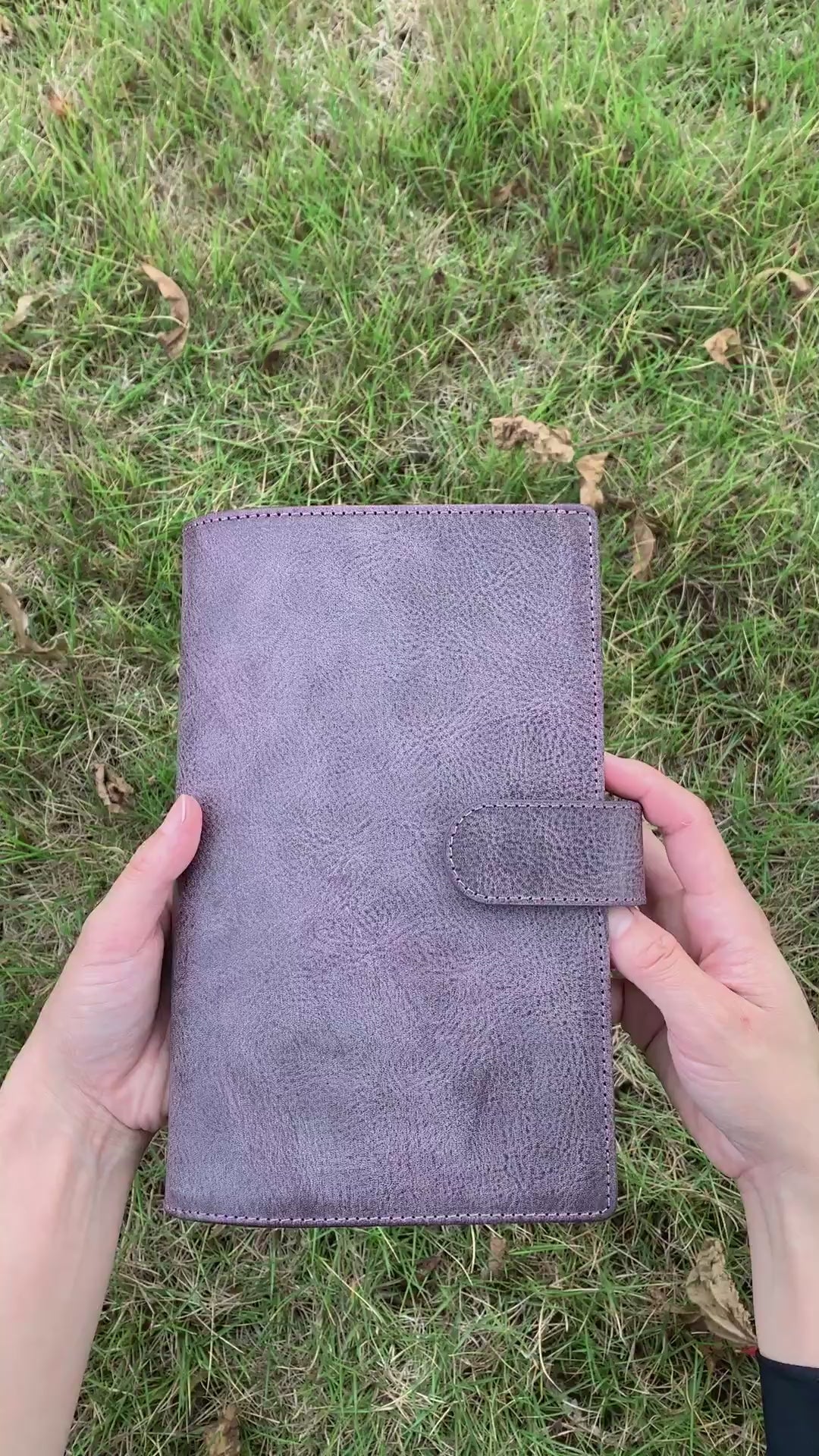 Full Grain Leather Binder A5s/puo 6 Ring Refillable Planner Travelers Journal Sketchbook with Custom Engraving