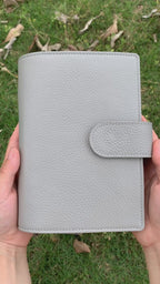 Organiseur en cuir pleine fleur A6 personnel, classeur rechargeable 6 anneaux, carnet de voyage/croquis avec gravure personnalisée