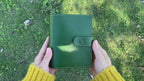 Reliure en cuir pleine fleur A7, mini agenda rechargeable 6 anneaux, carnet de voyage, carnet de croquis avec gravure personnalisée