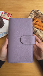 Vollnarbiges Lederplaner A6 Personal 6-Ring nachfüllbarer Organizer Reisejournal Skizzenbuch mit individueller Gravur