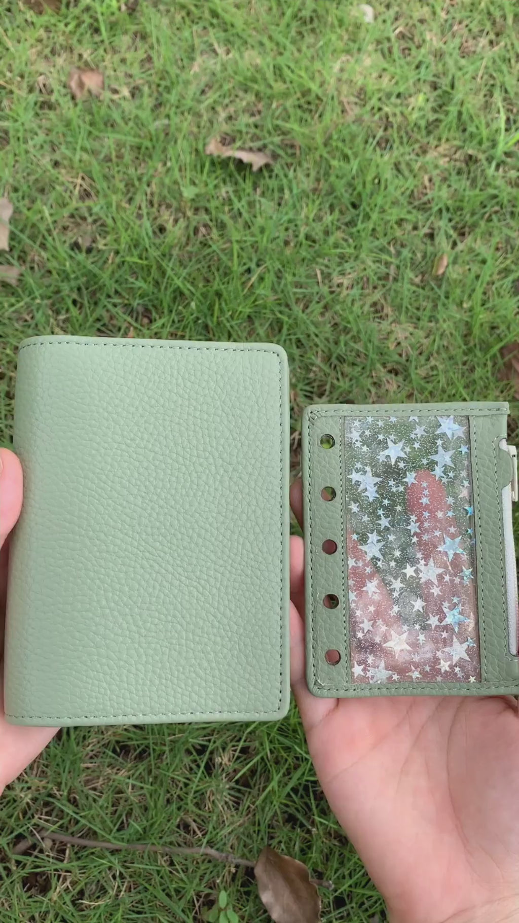 Organiseur A7 en cuir pleine fleur, rechargeable, 6 anneaux, carnet de voyage, carnet de croquis avec gravure personnalisée
